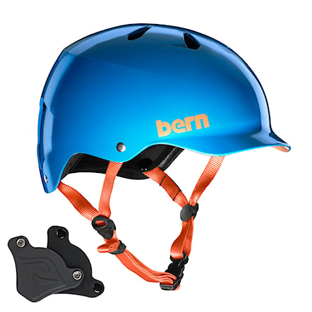 Wakeboard Helmet Bern Watts H2O gloss azure blue 2021 - 1