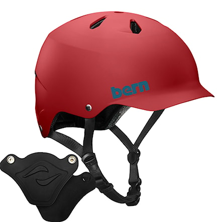 Wakeboard Helmet Bern Watts H2O matte oxblood 2021 - 1