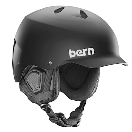Kask snowboardowy Bern Watts matte black premium 2015 - 1