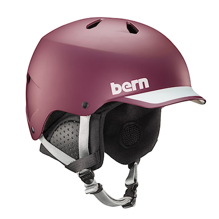 Helma na snowboard Bern Watts matte burgundy 2021 - 1