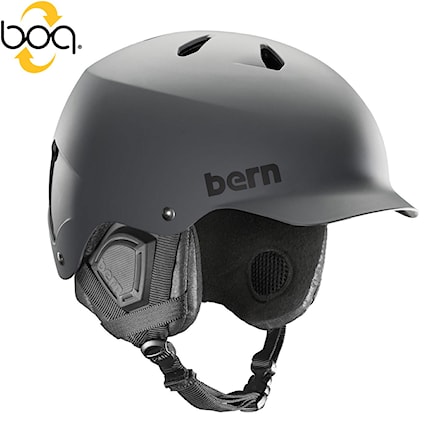 Snowboard Helmet Bern Watts matte grey 2017 - 1