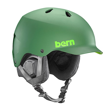 Snowboard Helmet Bern Watts matte leaf green 2016 - 1