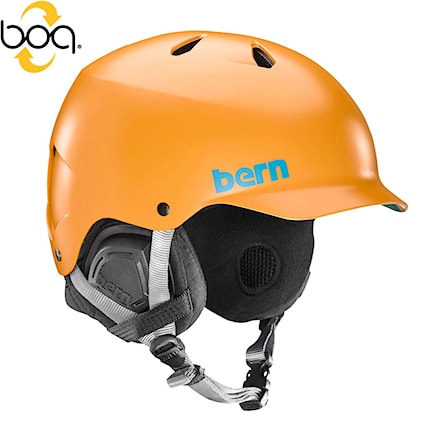 Snowboard Helmet Bern Watts satin orange 2017 - 1