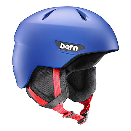 Snowboard Helmet Bern Weston Jr matte cobalt blue 2017 - 1