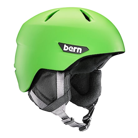 Snowboard Helmet Bern Weston Jr matte neon green 2017 - 1
