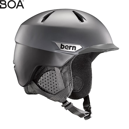 Snowboard Helmet Bern Weston Peak satin black two-tone 2020 - 1