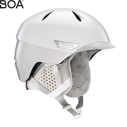 Snowboard Helmet Bern Weston Peak satin white two-tone 2020 - 1