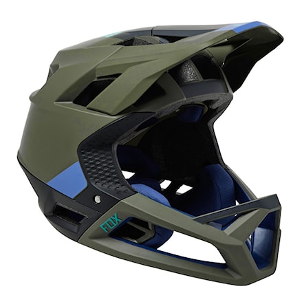 Bike Helmet Fox Proframe Blocked olive green 2023 - 1