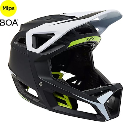 Kask rowerowy Fox Proframe Rs Sumyt black/yellow 2023 - 1