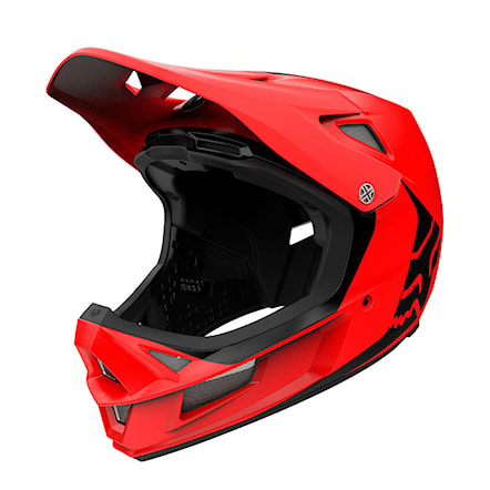 Kask rowerowy Fox Rampage Comp Infinite bright red 2020 - 1