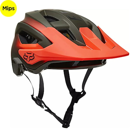 Bike Helmet Fox Speedframe Pro Fade olive green 2022 - 1