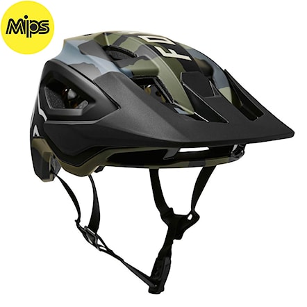 Bike Helmet Fox Speedframe Pro green camo 2021 - 1