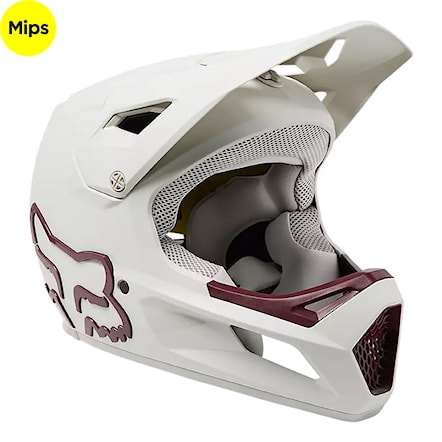 Kask rowerowy Fox Youth Rampage Ce/Cpsc vintage white 2023 - 1