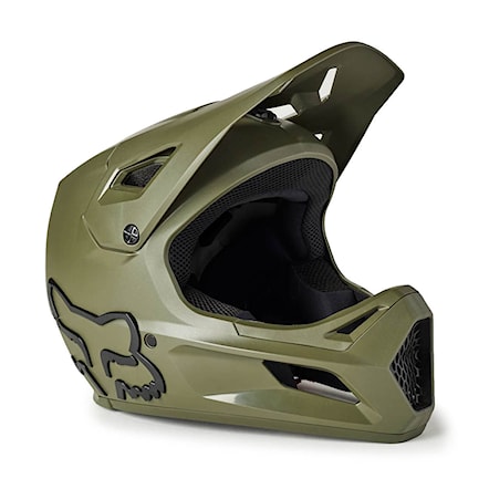 Bike Helmet Fox Youth Rampage olive green 2021 - 1