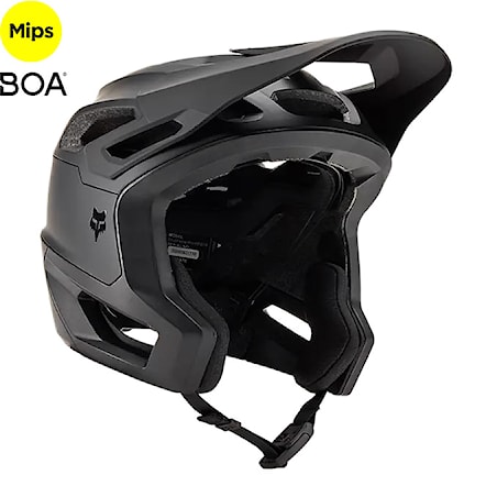 Bike Helmet Fox Dropframe Pro Matte matte black 2024 - 1