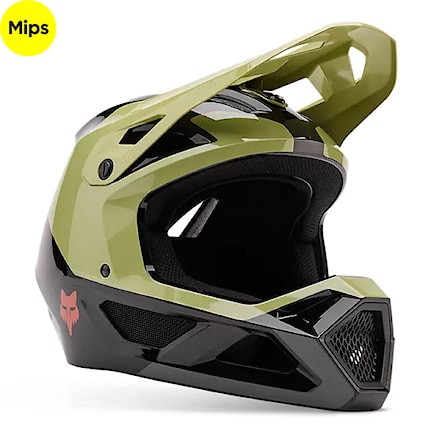 Bike Helmet Fox Youth Rampage barge pale green 2024 - 1
