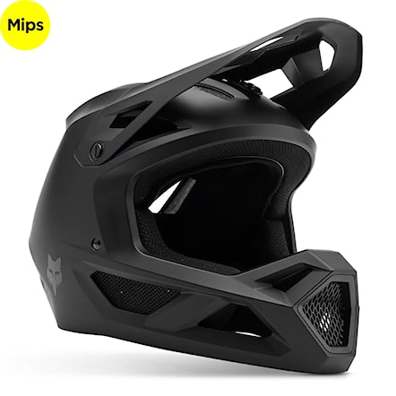 Kask rowerowy Fox Youth Rampage matte black 2024 - 1