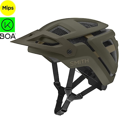 Bike Helmet Smith Forefront 3 Mips matte forest 2025 - 1