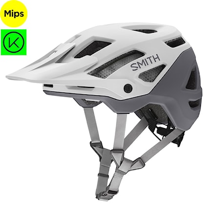 Kask rowerowy Smith Payroll Mips matte white cement b21 2024 - 1