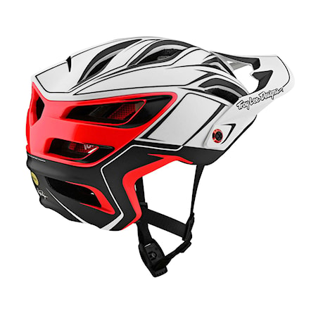 Bike Helmet Troy Lee Designs A3 Mips pin white/red 2024 - 2