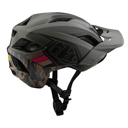 Bike Helmet Troy Lee Designs Flowline SE Mips Badge tarmac/oak 2024 - 2