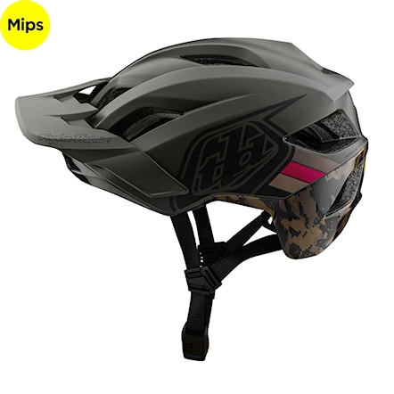 Bike Helmet Troy Lee Designs Flowline SE Mips Badge tarmac/oak 2024 - 1
