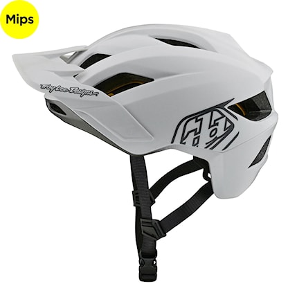 Kask rowerowy Troy Lee Designs Youth Flowline Mips point white 2024 - 1