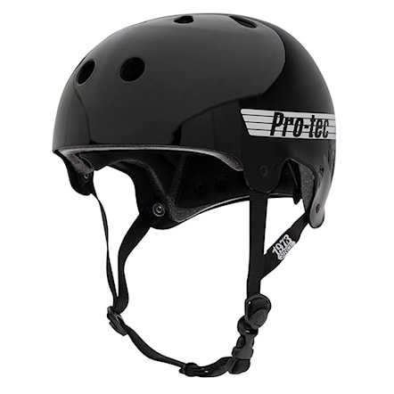 Skateboard Helmet Pro-Tec Old School Cert gloss black - 1