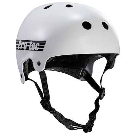 Skateboard Helmet Pro-Tec Old School Cert gloss white - 4