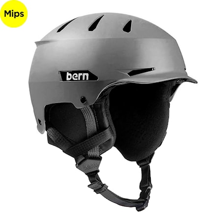 Snowboard Helmet Bern Hendrix Mips matte grey 2025 - 1