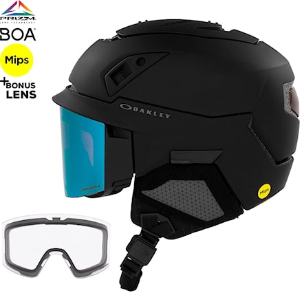 Kask snowboardowy Oakley MOD7 blackout | prizm saphire iridium+prizm clear 2025 - 1