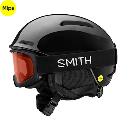 Snowboard Helmet Smith Glide Jr Mips black 2025 - 5