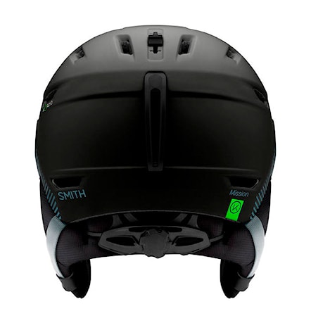 Kask snowboardowy Smith Mission matte black stripes 2025 - 2