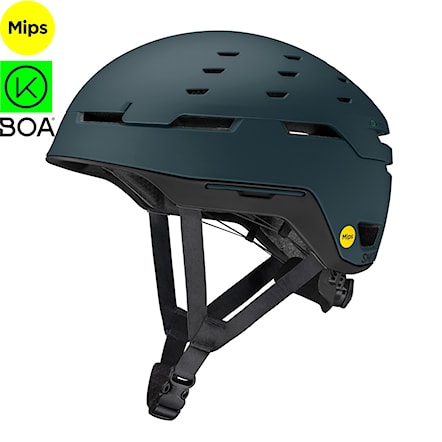 Snowboard Helmet Smith Summit Mips matte pacific  black 2024 - 1