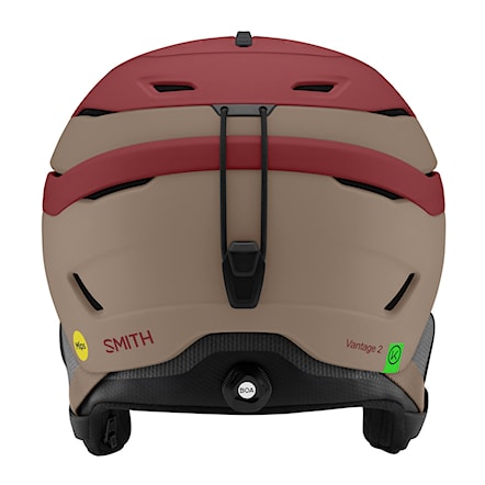 Kask snowboardowy Smith Vantage 2 Mips matte ironwood / bandit 2026 - 2