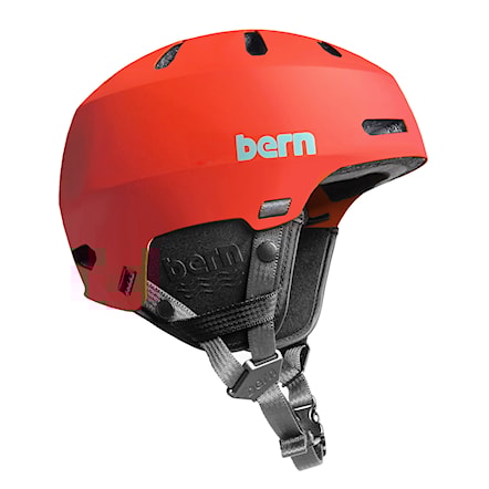 Kask wakeboardowy Bern Macon 2.0 H2O matte hyper red 2025 - 1