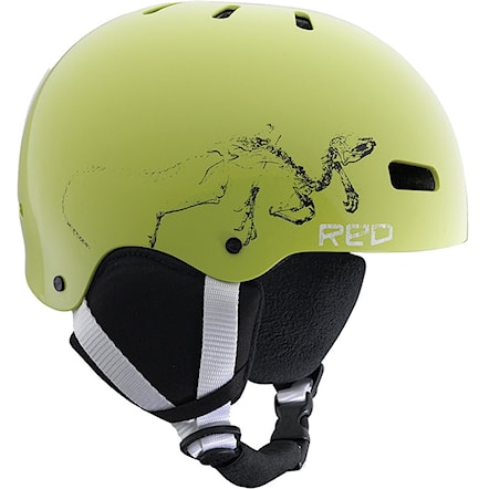 Snowboard Helmet RED Trace Grom electric green - 1