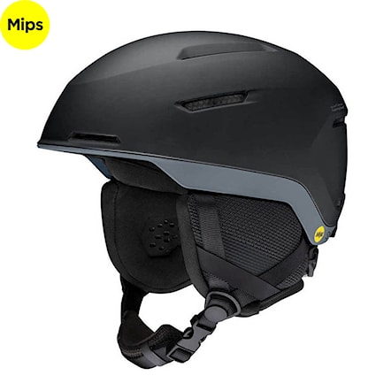 Snowboard Helmet Smith Altus Mips matte black charcoal 2023 - 1