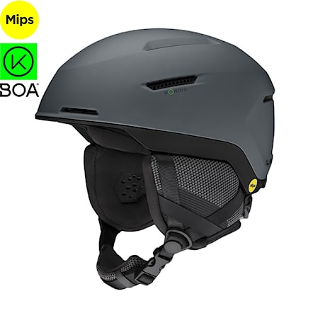 Snowboard Helmet Smith Altus Mips matte slate / black 2024 - 1