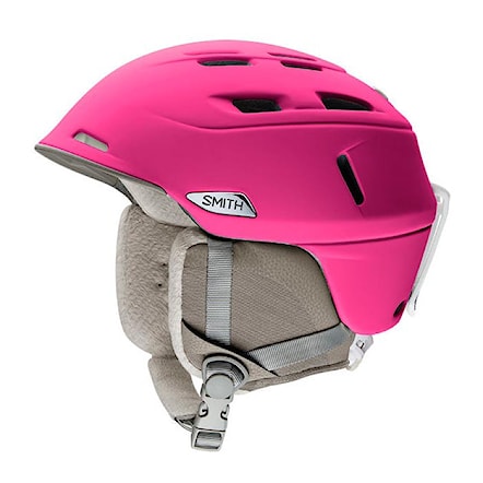 Snowboard Helmet Smith Compass matte fuchsia 2017 - 1