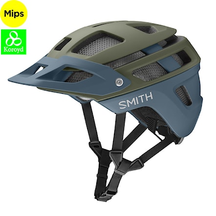Kask rowerowy Smith Forefront 2 Mips matte moss/stone 2023 - 1