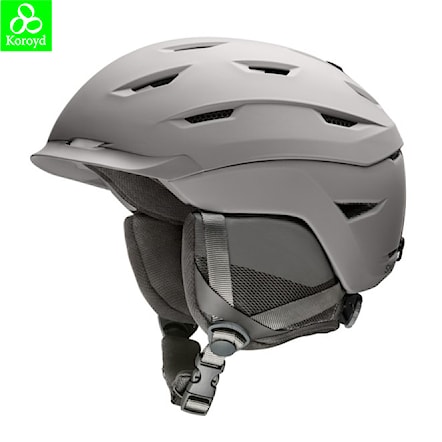 Snowboard Helmet Smith Level matte cloudgrey 2024 - 1