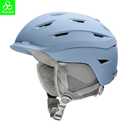 Snowboard Helmet Smith Liberty matte smokey blue 2024 - 1