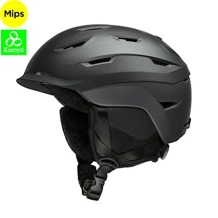Snowboard Helmet Smith Liberty Mips matte black pearl 2024 - 1