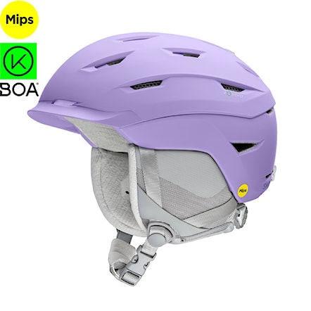 Snowboard Helmet Smith Liberty Mips matte peri dust 2024 - 1