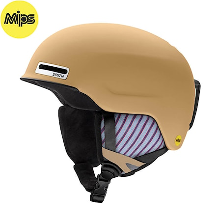 Snowboard Helmet Smith Maze Mips matte safari kinco 2021 - 1