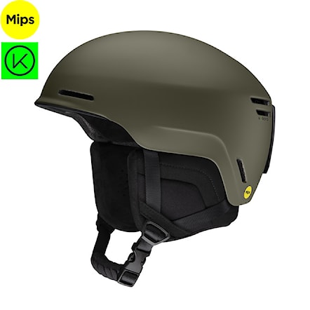 Snowboard Helmet Smith Method Mips matte forest 2024 - 1