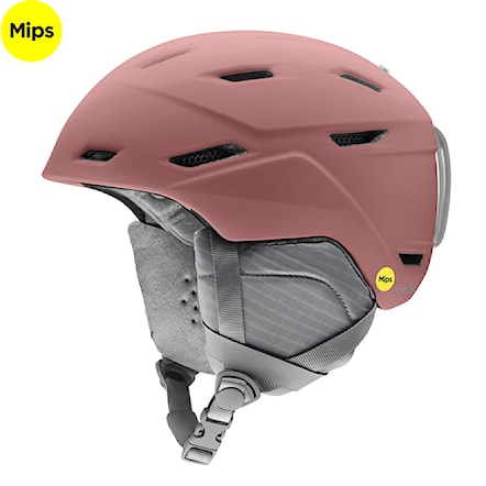 Snowboard Helmet Smith Mirage Mips matte chalk rose 2024 - 1