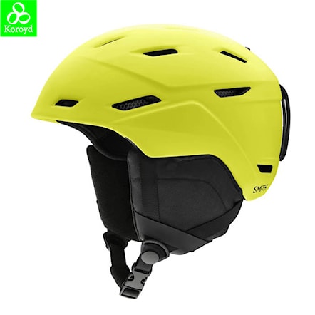 Snowboard Helmet Smith Mission matte neon yellow 2024 - 1