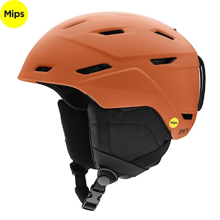 Snowboard Helmet Smith Mission Mips matte carnelian 2024 - 1